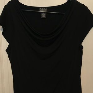 Black Short Sleeve Blouse